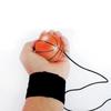 1Pc Return Sponge Rubber Handball Game Practice Bouncing Elastic Movement Nylon Rope Reaction Speed Training