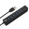 JDL-HSD8 USB Hub Combo Splitter 3/6 Ports Optional USB 2.0 High Speed Mini 2 In 1 SD TF Card Reader