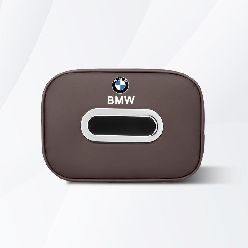 Car Tissue Box Leather Tissue Storage Bag For BMW E46 E60 E90 E39 E87 E36 E92 E70 E91 X3 X5 X1 X2 X4 X6 X7 E28 Keychain