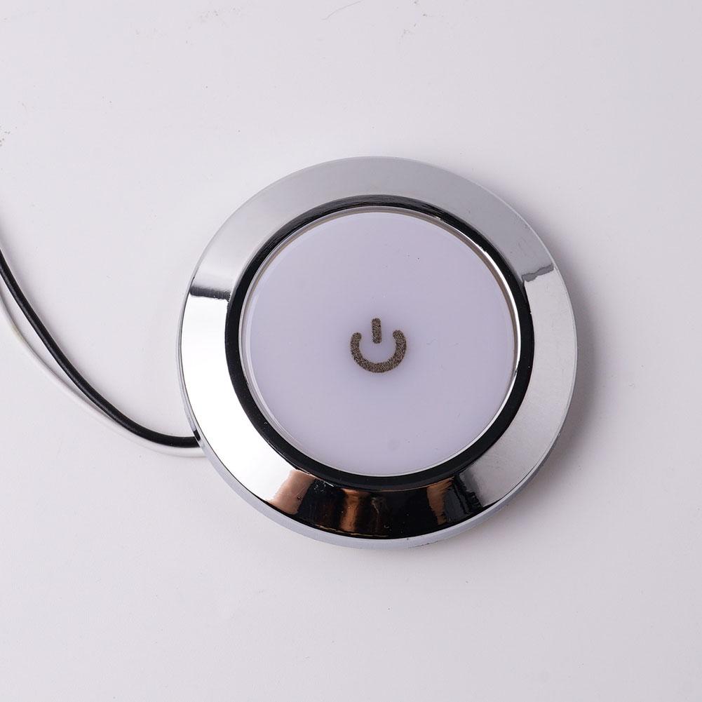 12 В светодиодный потолочный светильник для автофургона с диммером 5 Вт круглый светодиодный светильник для салона автофургона для кемпера и лодки