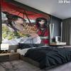 Cherry Blossom Romance Custom Name Wall Tapestry Aesthetic Wall Hanging Printed Fabric Blanket Decorative Tapestries For Bedroom Living Room Home Deco