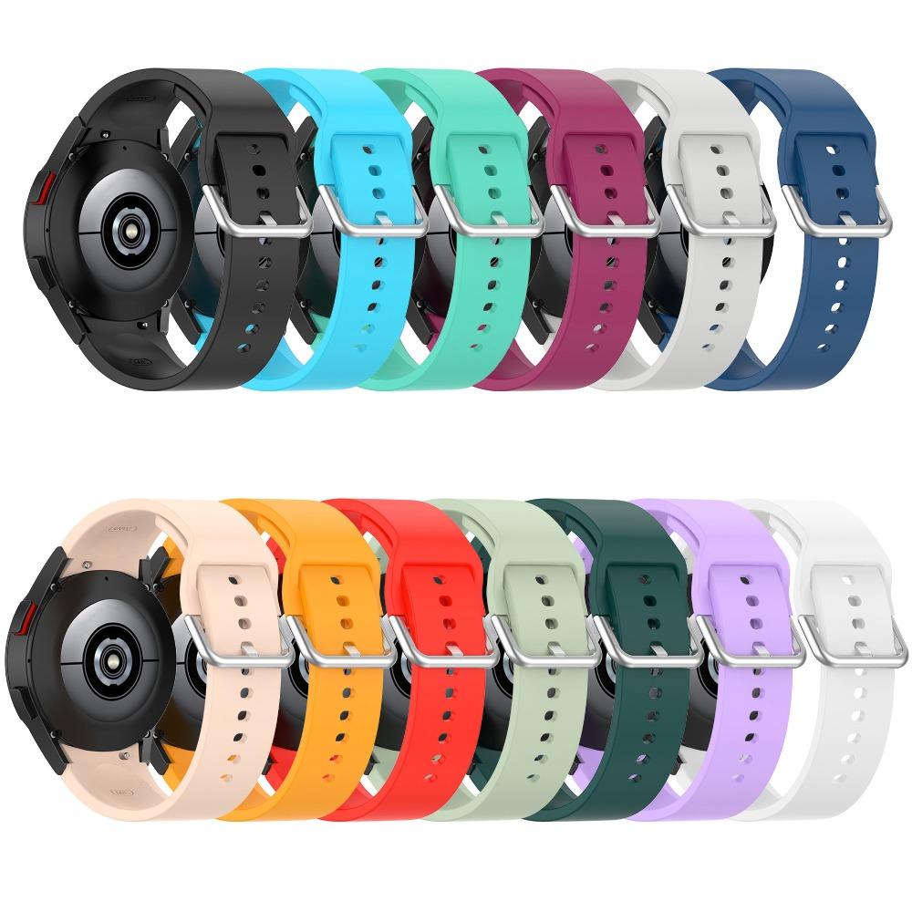 Silicone Bracelet Band 20mm Engraved Strap New Band Strap for Samsung Galaxy Watch 7/FE/6/5/5Pro/4