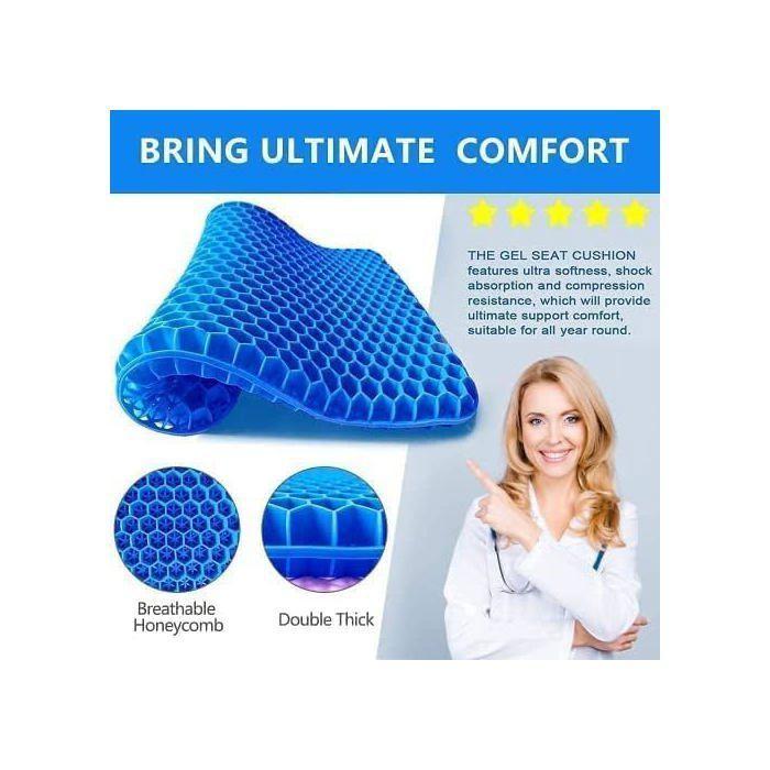 Gel Seat Cushion, Anti Bedsore, Pressure On The Orthopedic with Non-Slip Cover Multicolored CUSHION