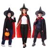 Worn On Both Sides Of The Double Cloak Black Red Reversible Goth Vampire Cape Unisex Halloween Christmas Costumes Fancy Dress