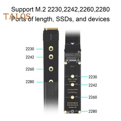Кабель расширения Высокоскоростная передача данных Простота установки Широкая совместимость NGFF M.2 M-KEY NVME PCIe 4.0 Удлинительный кабель