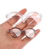 Plush Doll Glasses Accessory Round Frame 6.5/9.5Cm Eyewear Clear Lens