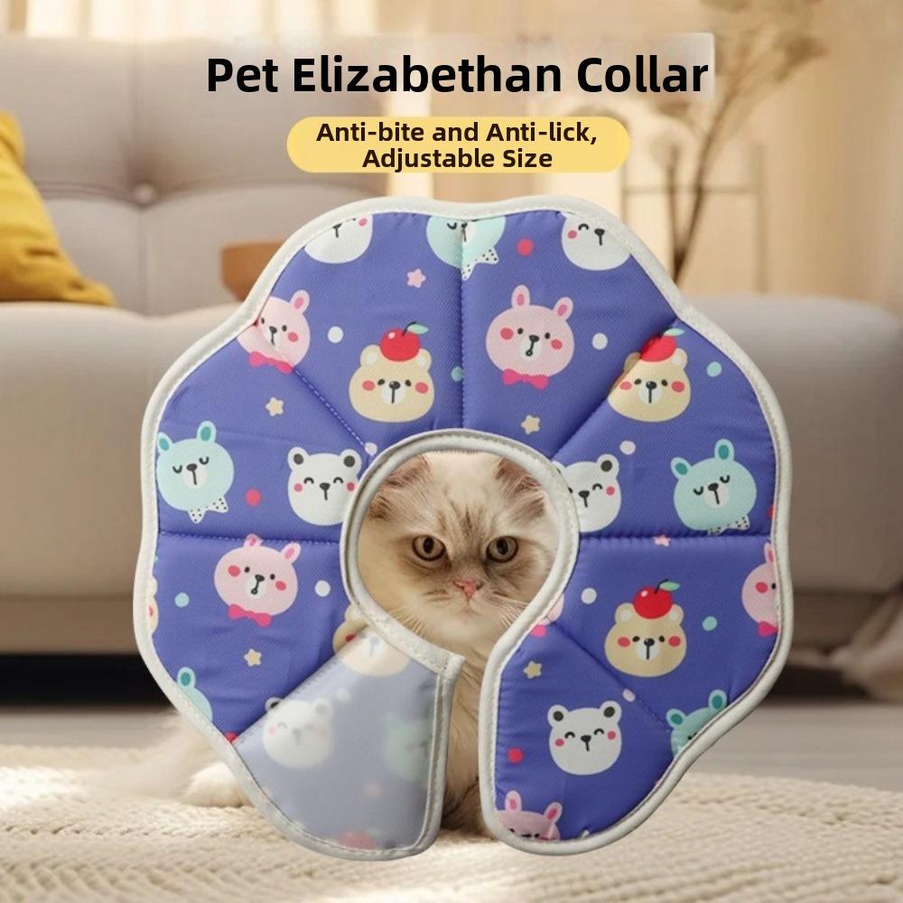 Soft Pet Elizabethan Collar Breathable Anti Licking Cat Collar Pet Care