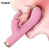 Женский вибрирующий вибратор-кролик, стимулирующий клитор, вибратор для точки G, мощный вибрирующий мотор, фаллоимитатор, секс-игрушки
