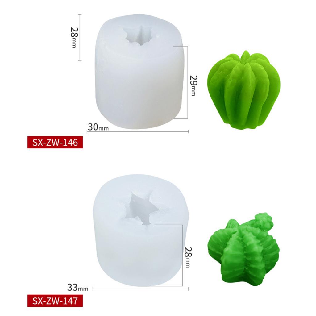Soap Silicone Mold Succulent Plant Mold for Making Candle Soaps Lotion Bars Bath Bomb Plaster DIY Baking Cake Decoration
