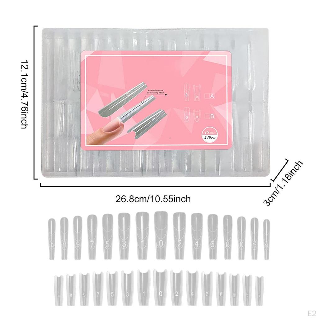 240 Pieces Manicure Tool Professional Art Forms Accessories