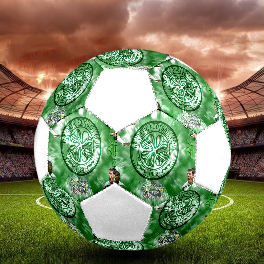 Футбольный мяч Celtic FC, разноцветный, подходит для всех возрастов, сшит на машине, материал ПВХ, соревновательного уровня, прочный и с высоким отскоком