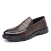 Лоферы Модные Деловые Платье Однопедальные Кожаные Туфли Мужские Полые Дышащие Корейское Издание Туфли Дуду