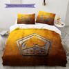LOSC Lille Pattern Bedding Quilt Set  Home Decoration  Gift (1 * duvet cover + 2 * pillowcase  without core)
