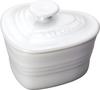 Le Creuset Ramequin with White and Wedding Anniversary Bridal Party Favor Japanese d'Amour (Small, Lid) Lustre, Heat-Resistant, Cold-Resistant,