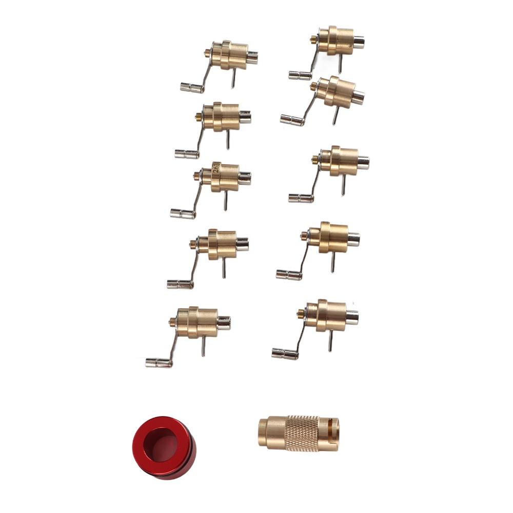 10Pcs Precision design Mainspring Coiler Full copper material Watch Repair Tool Mainspring coiling