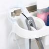 Hair Dryer Rack Comb Holder Bathroom Storage Organizer Self-adhesive Wall Mounted Stand for Shampoo
