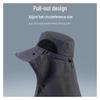 XIN SHENG XIANG Outdoor Fishing Sun Hat with Neck Flap