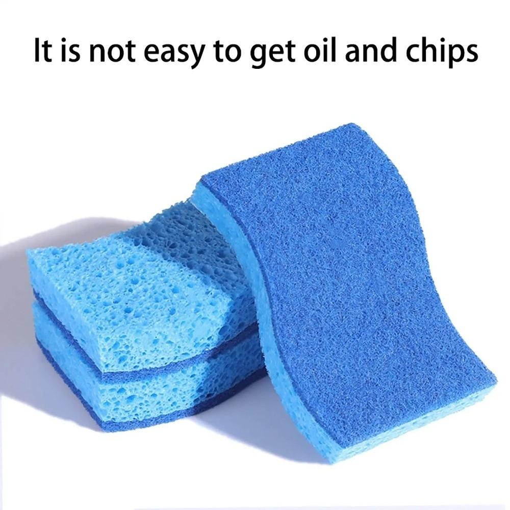 Reusable Cleaning Brush Sponges Sponge Scouring Pad Durable Cleaning Wipe  Household Cleaning Tools