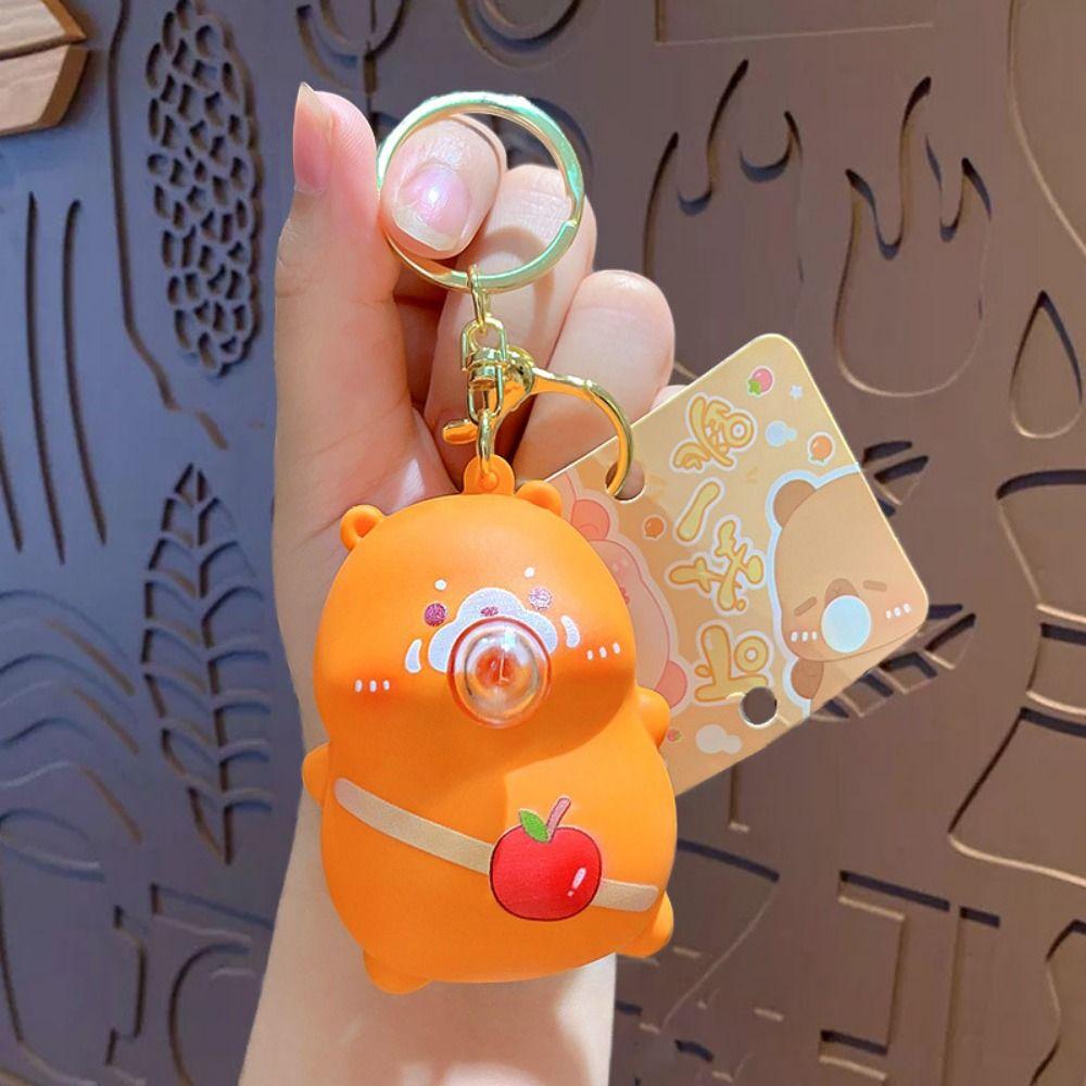 Мультяшный капибара брелок кавайный рюкзак вешалка милое украшение для автомобиля