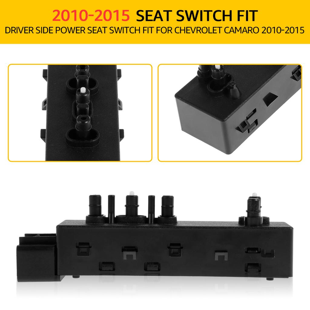 Car Electric Power Seat Switch Front Left Driver Side Power Seat Adjuster for Camaro 2010-2015 for Terrain 2010-2018