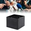 Подставка для микрофона Cube из губчатого материала ABS, квадратный держатель для микрофона, профессиональный флаг для интервью L