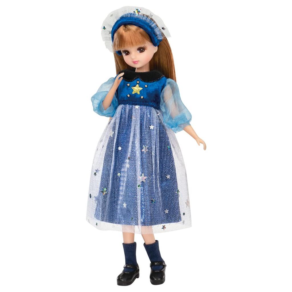 TAKARA TOMY Licca-chan Dress LW-16 Starry Night Dress-up Play Toy Ages 3+