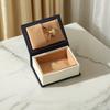 Creative Book Shape Ring Box Velvet Jewelry Packaging Durable Engagement Ring Case  Gift Box