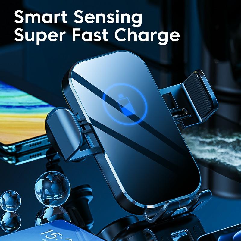 X10 15 Вт беспроводное быстрое зарядное устройство для автомобиля держатель для телефона кронштейн для сотового телефона подставка