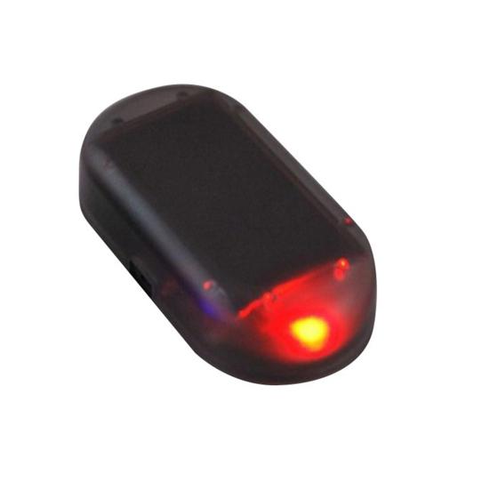 Car Alarm Flashing Universal Car Led Light Security System Warning Theft Flash Blinking Fake Solar Alarm