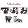 Bike Cargo Rack Rear Bike Rack Quick Release Cycle Aluminium Alloy Luggage Carrier Racks with Reflector