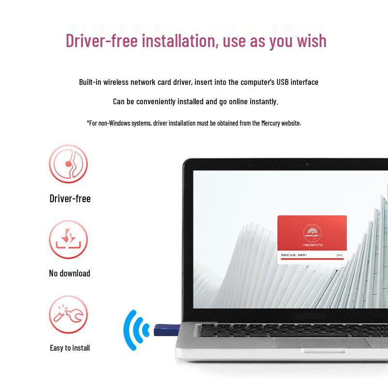 Mercury UX9 Dual-Band USB WiFi 6 Adapter