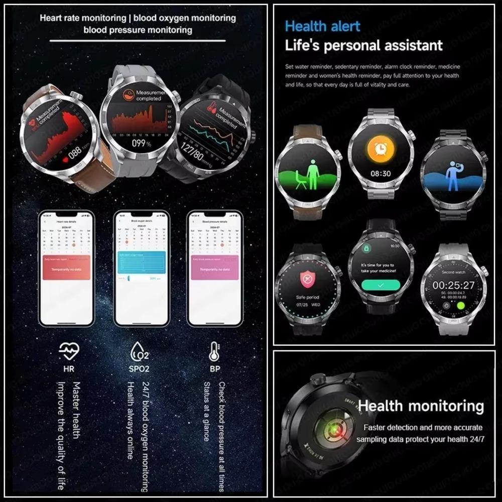 2025 Новые оригинальные умные часы PLUS AMOLED экран многофункциональный GPS компас NFC пульсометр сон BT вызов умные часы