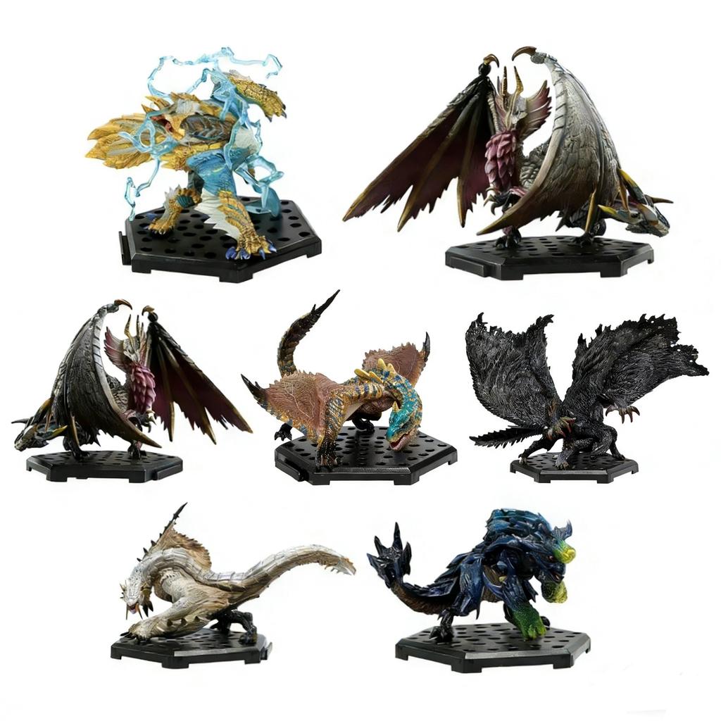 Monster Hunter Zinogre Malzeno Gore Magala Tigrex Barioth Brachydios Ice Borne Dragon Model Collection Action Figure Gift Toy