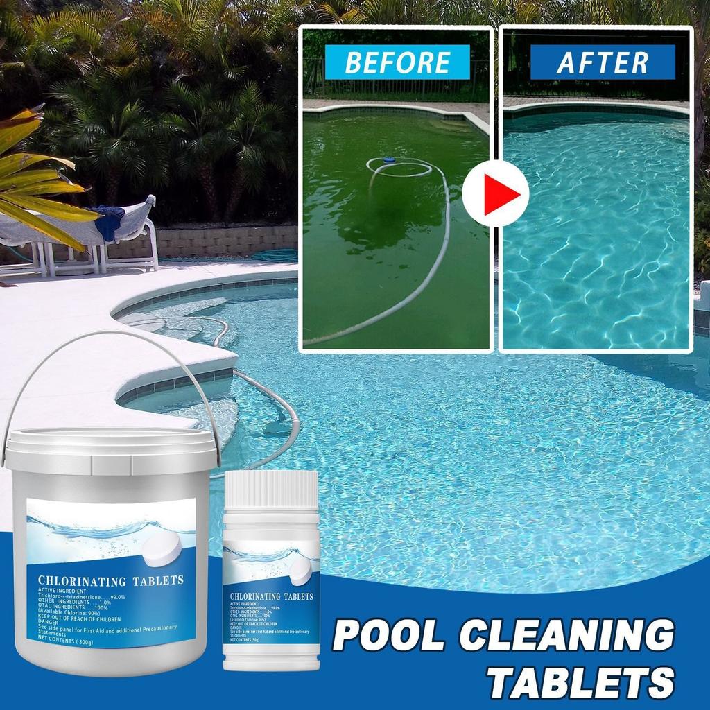Шипучие таблетки для чистки бассейна Таблетки для очистки воды Многоцелевые таблетки для чистки бассейна Шипучие таблетки для бочки