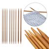 Pointed DIY Sweater Weave Straight Knitting Needles Crochet Hooks Bamboo Crochet Knitting Tools