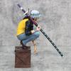 21cm One Piece Oka Shichibukai Trafalgar D Water Law Squat Posture Anime Figure Collection Model Doll Desk Decoration Statue Toy