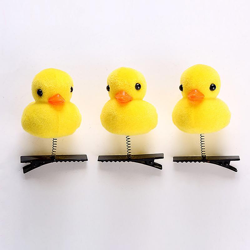 Милая заколка для волос в виде утки, сердца, мельницы, звезды, цыпленка, собаки, кролика, картонная коробка, милая заколка
