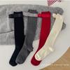Bowknot Female Hosiery Casual Bow Middle Tube Socks New Winter Compression Stocking  Autumn Winter