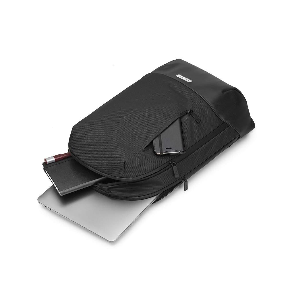 Moleskine Metro Backpack, Black, One Size, for Men and Women, 15-inch Laptop Storage, Business Backpack