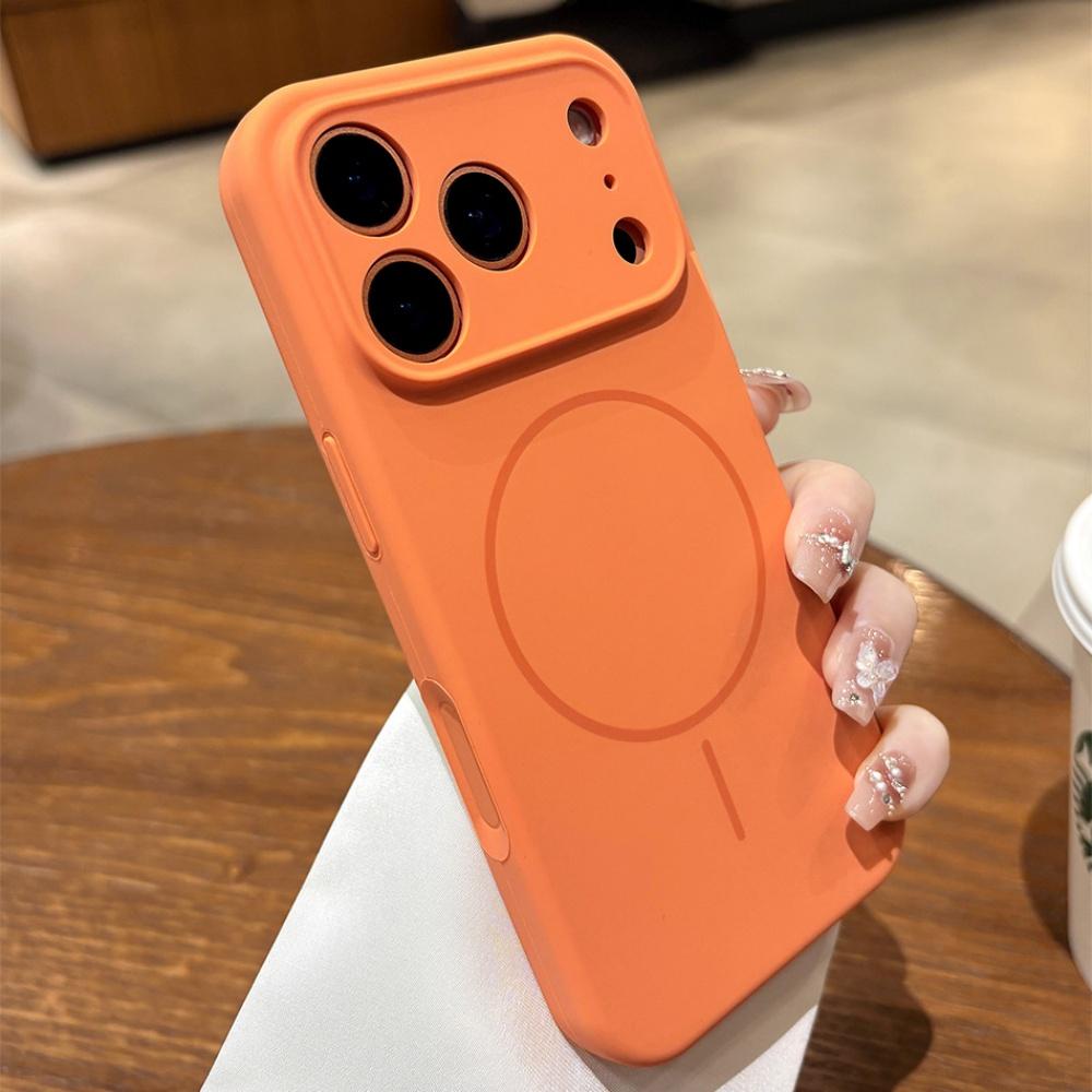 Фиолетовый Моранди для Magsafe Жидкий Силиконовый Магнитный Чехол для IPhone 17 Air 17 Pro Max Защита Камеры Funda Case 17Air 17Pro Колпачок