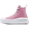 Chuck Taylor All Star Move Platform High GS Cliffside Rose Kids Sneakers Pink White Black A13128C