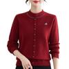 Women's Winter Plus Velvet Knitwear - Stylish Thickened Outfit for 40-60 Years Old
