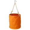 No. 10 Waterproof Canvas Electrician's Bucket with Bottom Plate, Brown, 30cm Diameter X 35cm Height, with Hook, KB-06-30 BBR