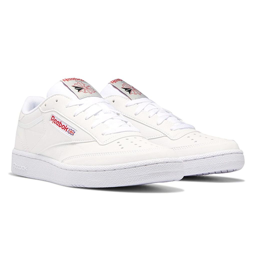Reebok Классические кроссовки Classic Club 85 с низким верхом, легкие, унисекс, белые DV7240