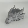 3D-печатный поднос в виде головы дракона, креативная настольная миска-органайзер для ключей, монет, часов, ювелирных изделий, фэнтезийное украшение для дома и офиса