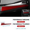 Carbon Fiber Style Interior Sticker for Renault Fluence Megane RS 2009-2014 LHD RHD Dashboard Trim Decal