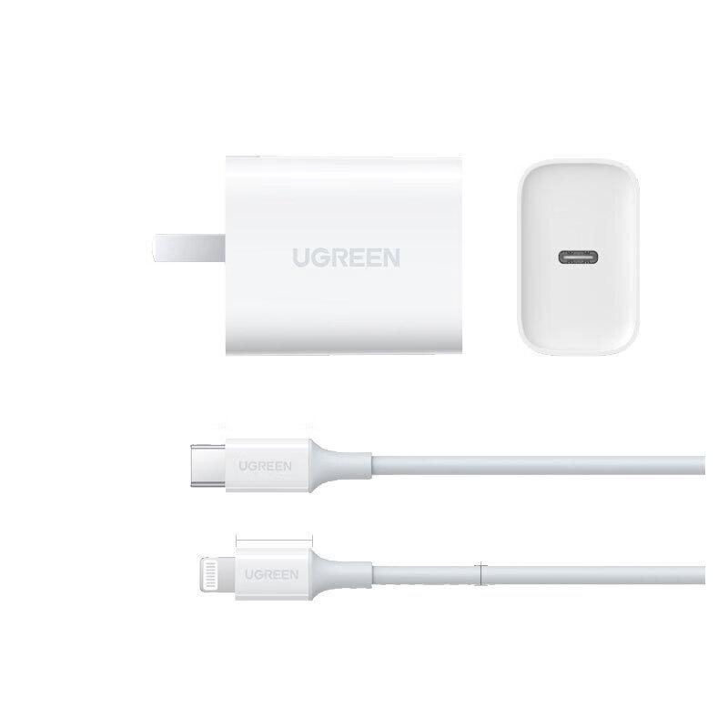 Ugreen Комплект быстрой зарядки PD 20 В для Apple