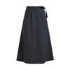 Urban Outdoor Series Comfortable Fashionable Simple Versatile Solid Color Casual Long Skirt Women Skirts Rhino-Gray 1389310-025