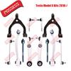 A Pair of Front Axle Sway Bar End Stabilizer Link Ball Joint For Tesla Model X 2015-/ 5YJX 1027391-00-B L=R