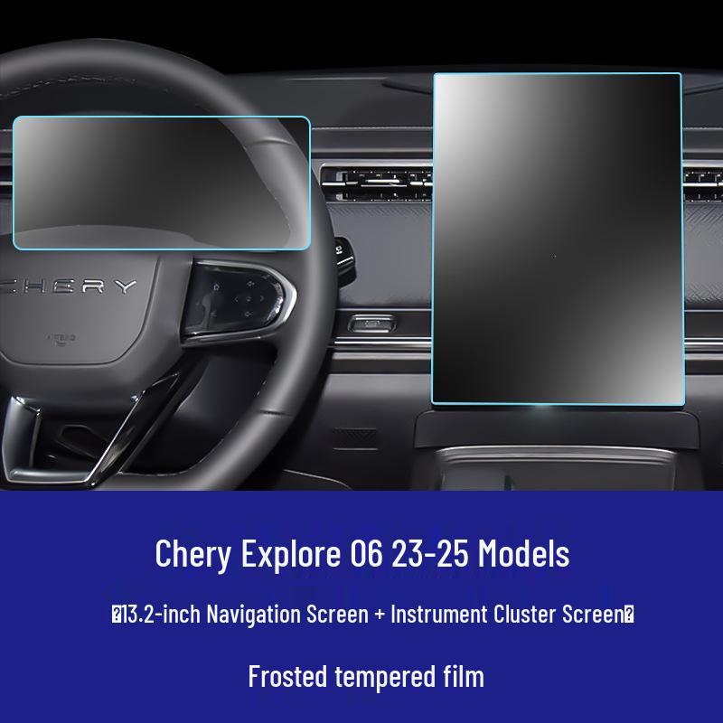 Защитная пленка для экрана Chery Explore 06: Закаленное стекло для 25 моделей, приборная панель навигации Jaecoo J5/J7